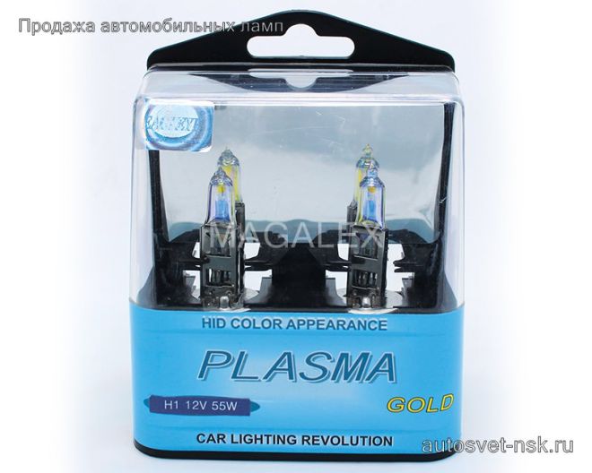 EAGLEYE Н1 12v-55w P14.5s Plasma Gold (2шт.)