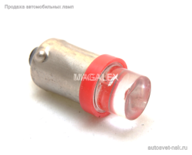 Светодиод Т8,5  1 Led конус (крас.)