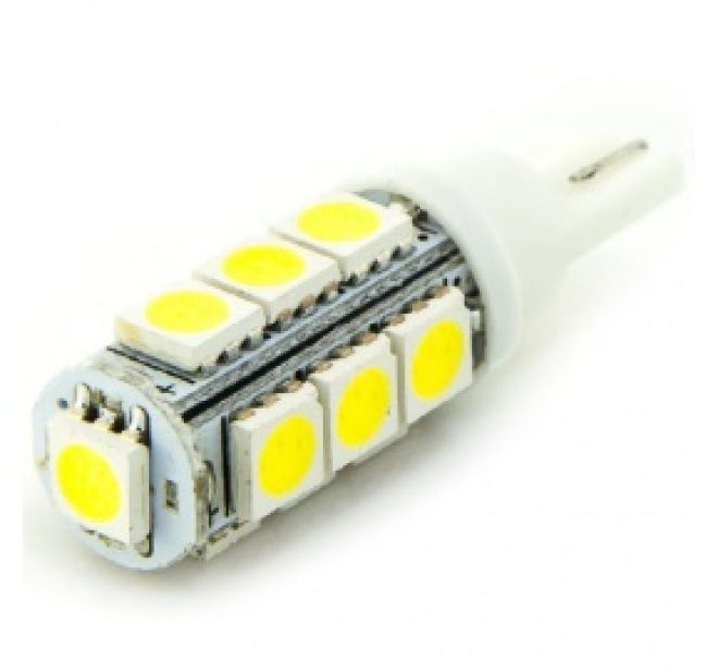 Светодиод Т10  13 SMD (5050)   (бел.)
