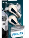 PHILIPS 12v21w BAU15s Silver Vision +30% (2 шт.)