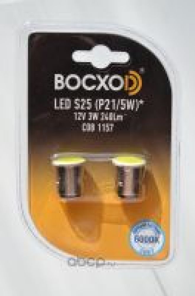 BOCXOD Светодиод  1157 (P21/5W) COB 2 конт. (бл. 2шт.)