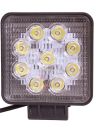 Фара светодиодная B04 9 SMD 27W (квадрат)