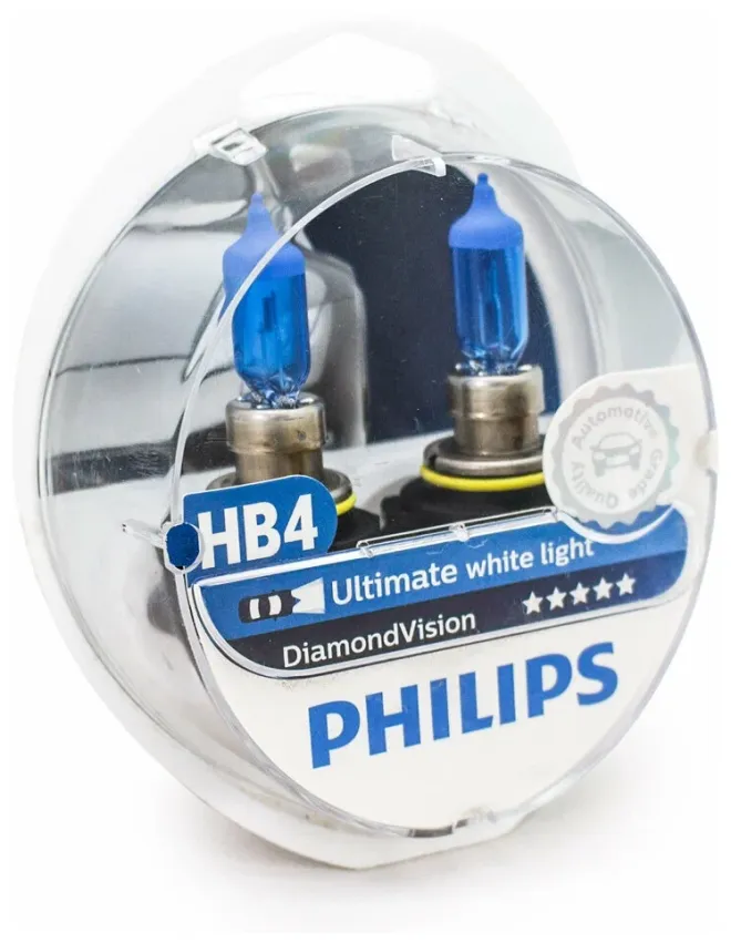 PHILIPS HB4 12v51w P22d Diamond Vision 5000k (2шт.) BOX