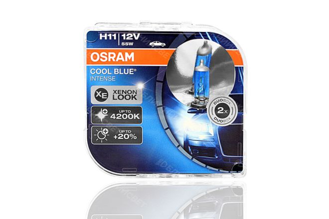 OSRAM H11 12v55w PGJ19-2 Cool Blue Intense 4200k (2шт.) BOX
