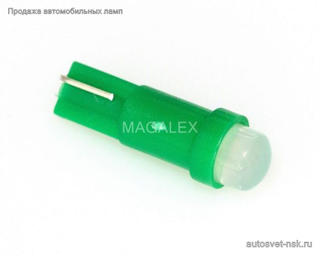 Светодиод Т5 COB (зел.)