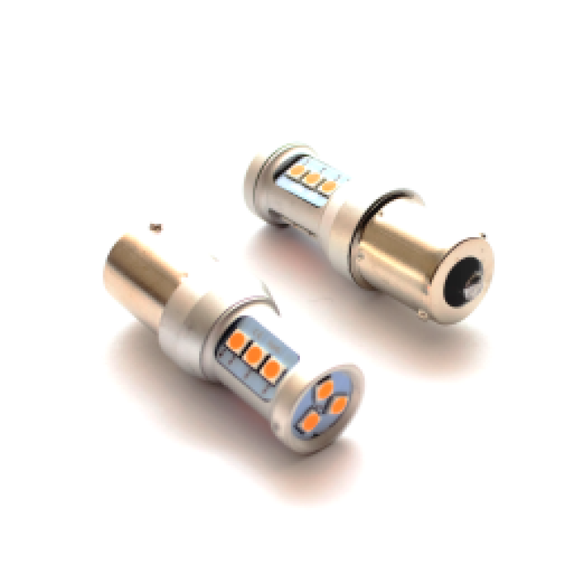 Светодиод 1156 (1 конт)  12 SMD (3030) 12v (крас.) NEW