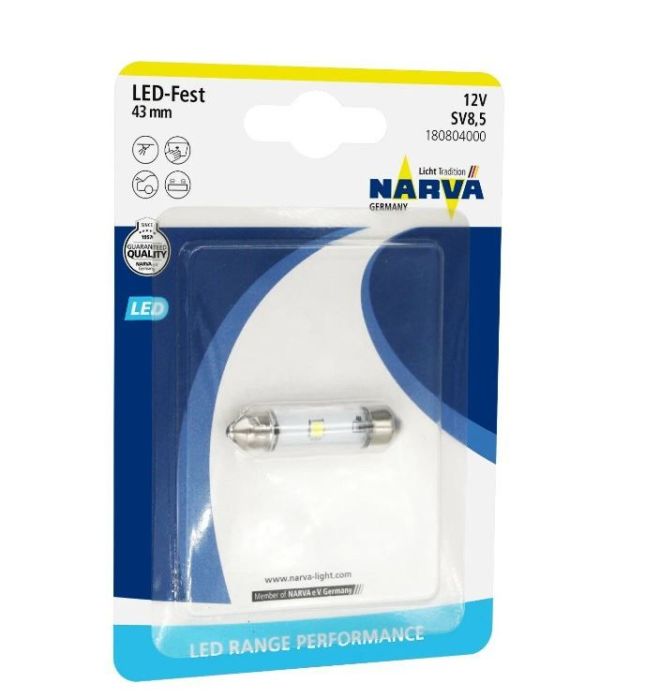 NARVA C5W 43 mm LED RPE