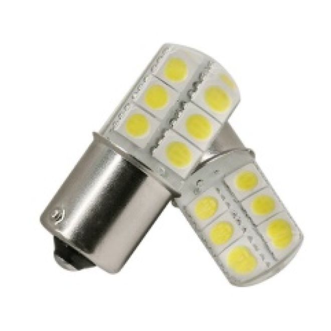 Светодиод 1156 (1 конт)  12 SMD (5050) В Силиконе