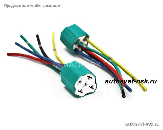 Разъем реле 5 контактный (керамика)