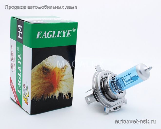 EAGLEYE H4 24v-75/70w P43t Super White