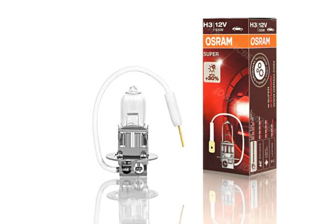 OSRAM H3 12v55w PK22s Super+30%