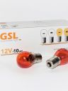 GSL 12v 21w BAU15s AMBER (смещ.)