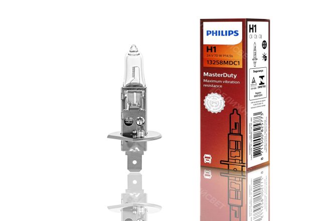 PHILIPS H1 24v70w P14.5s Master Duty