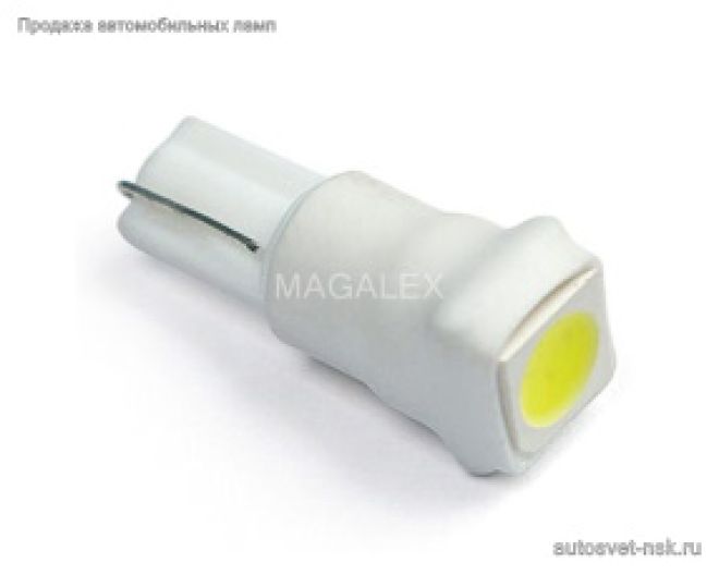 Светодиод (24v) Т5  1 SMD 5050 (бел.)