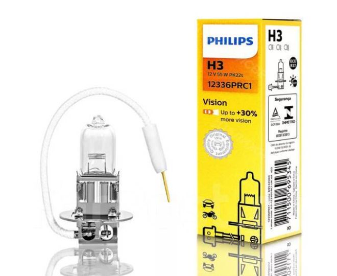 PHILIPS H3 12v55w PK22s Vision Premium+30%