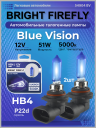 HB4 12v-51w P22d (Blue Vision 5000k) BOX (2шт.) Bright Firefly