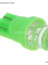 Светодиод Т10  1 Led конус (зел.)