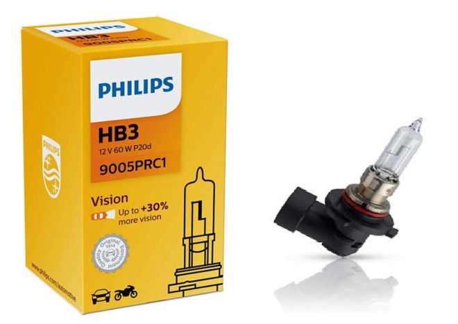 PHILIPS HB3 12v60w P20d Premium+30%