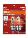 OSRAM H4 12v-60/55w P43t Night Breaker SILVER +100%	(2шт.) BOX