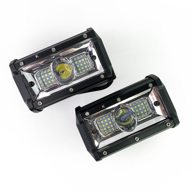 Фара светодиодная C7-54 SMD 3030 1W (бел/жел.)