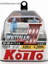KOITO HB3 12v65w P20d (120w) Whitebeam 4200k (2шт.) BOX
