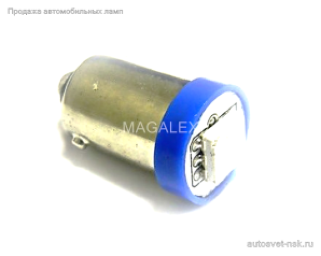 Светодиод Т8,5  1 SMD (5050) (син.)