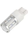 Светодиод T20 (1 конт)  8 SMD (3030)+линза 12-32V CANBUS (BI+/-) (бел.)