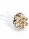 Светодиод Т10  7 Led  (бел.)