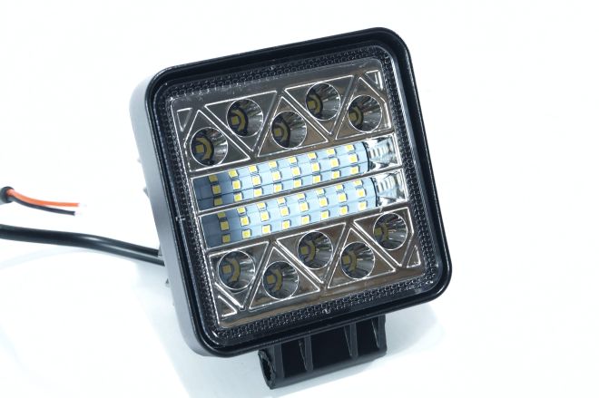 Фара светодиодная B07 34 SMD 3030 S (дальний свет+мигающие)