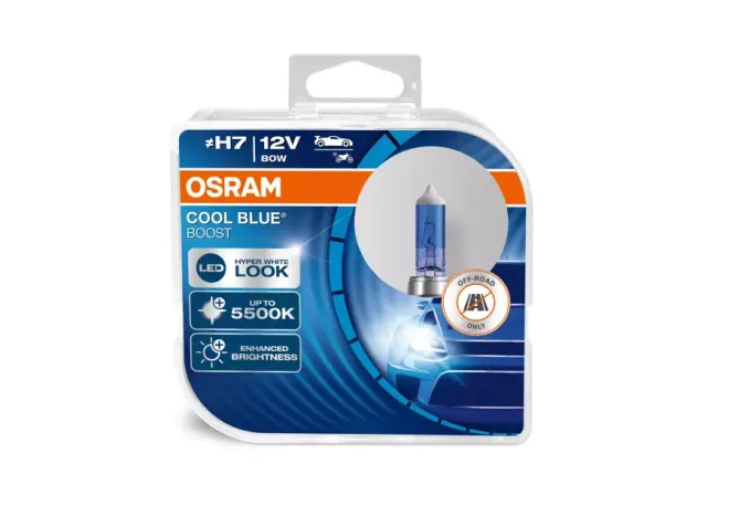 OSRAM H7 12v80w PX26d Cool Blue Boost 5000k (2шт.) BOX