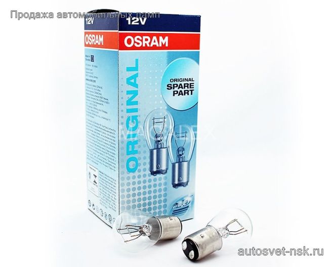 OSRAM 12v21/4w BAZ15d смещ.цоколь