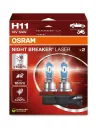 OSRAM H11 12v55w PGJ19-2 Night Breaker LASER +150% BOX (2шт.)