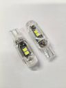 BOCXOD Светодиод (12V) T10 5 SMD (3030) + линза бел. (шт)