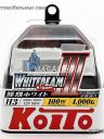 KOITO H3 12v55w PK22s (100w) Whitebeam 4000k (2шт.) BOX