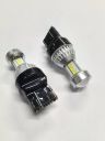 Светодиод T20 (2 конт)  8 SMD (3030)+линза 12-32V CANBUS (BI+/-) (бел.)