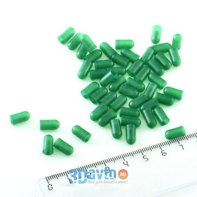 Колпачек T3 зеленый (50шт.) (китай)