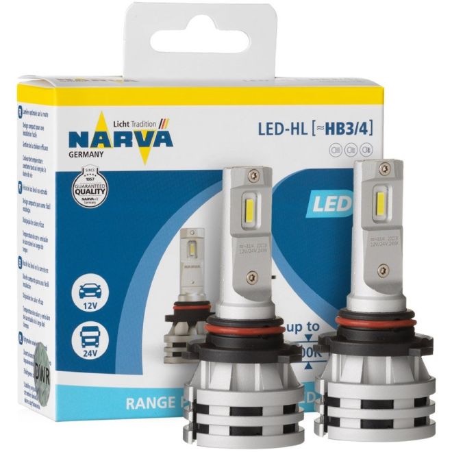 NARVA HB3/HB4 LED RANGE PERFOMANCE 6500K (2шт) 12/24V