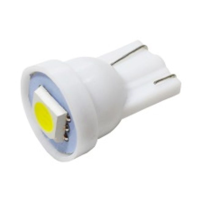 Светодиод (24v) Т10  1 SMD 5050  (бел.)