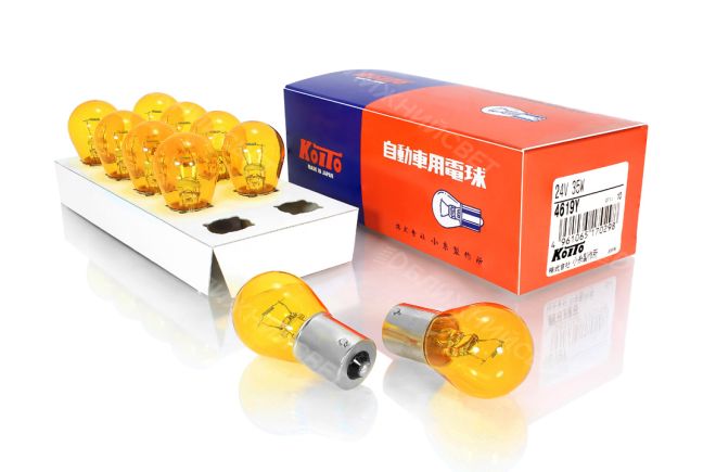 KOITO (4619Y)  24v35w Yellow BA15s
