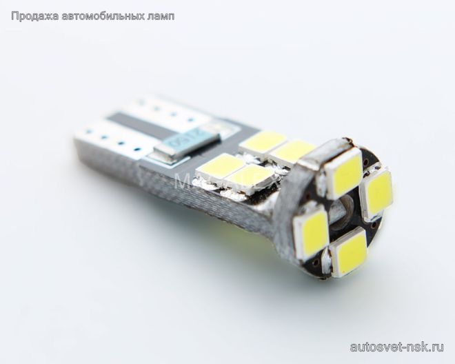 Светодиод Т10  8 SMD PSB (3020) Canbus 12v