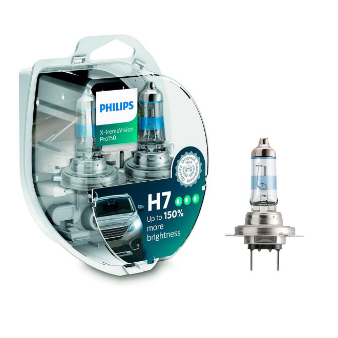 PHILIPS H7 12v55w PX26d X-treme Vision Pro150% (2шт.) BOX