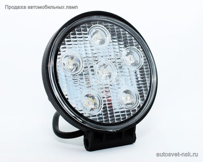 Фара светодиодная 12-24v 18w JR-G06-Y-LM (6 Cree LED)