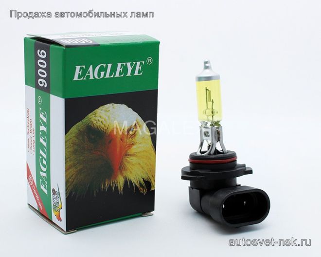 EAGLEYE HB4 12v-55w P22d Super Yellow (9006)