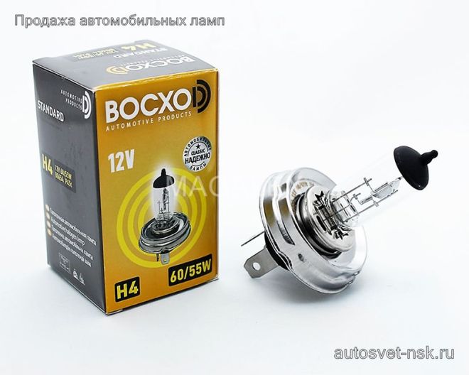 BOCXOD H4 12v-60/55w P45t