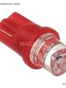 Светодиод Т10  1 Led конус (крас.)