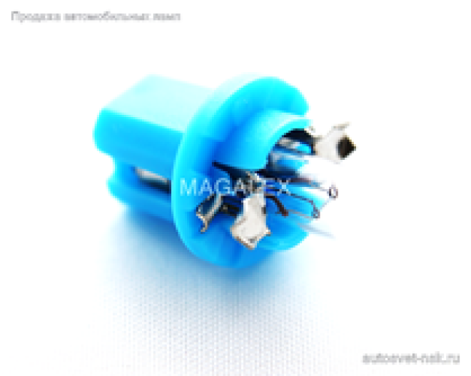 BOCXOD 12v1.2w BX8.5d Blue (с потрон.)