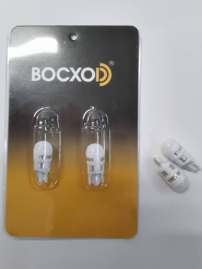 BOCXOD Светодиод (12V) T10 1 SMD (3030) 3W (OSRAM) Матовые (бл. 2шт.)