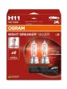 OSRAM H11 12v55w PGJ19-2 Night Breaker SILVER +100% (2 шт.) BOX