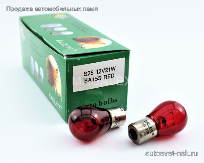 EAGLEYE 12v21w Red BA15s