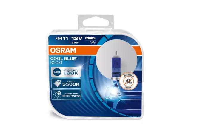 OSRAM H11 12v80w PGJ19-2 Cool Blue BOOST 5000К (2шт.) BOX